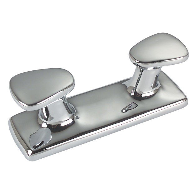 Chrome-plated brass mushroom bollard 250 mm