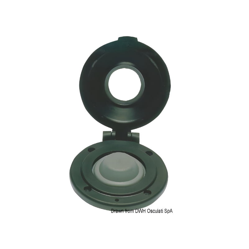 FOOT SWITCH BLACK HOUSING GRAY BUTTON