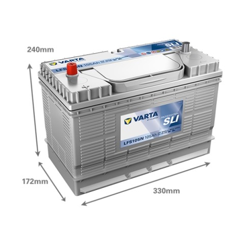VARTA PROFESSIONAL DUAL PURPOSE 105AH BATTERY