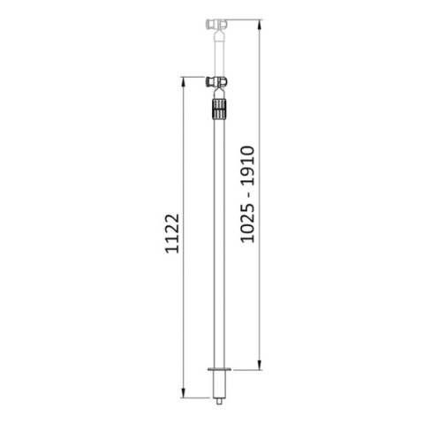 TELESCOPIC SHOWER ROD (15.480.20)