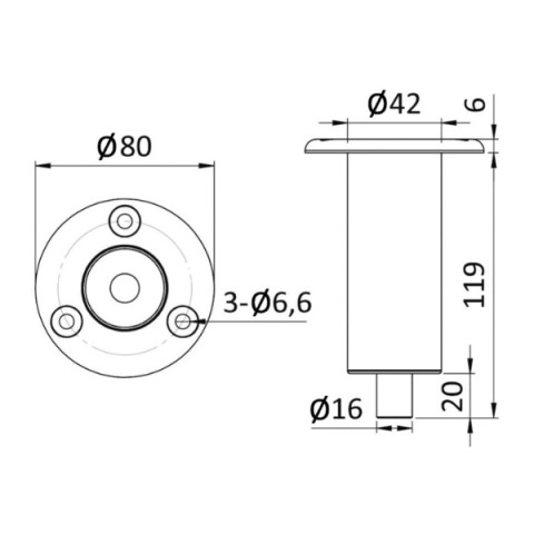 BUILT-IN STAINLESS STEEL BASE (15.480.21)