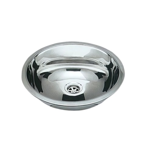 Lavello inox tondo asimmetrico 387 mm (50.186.85)