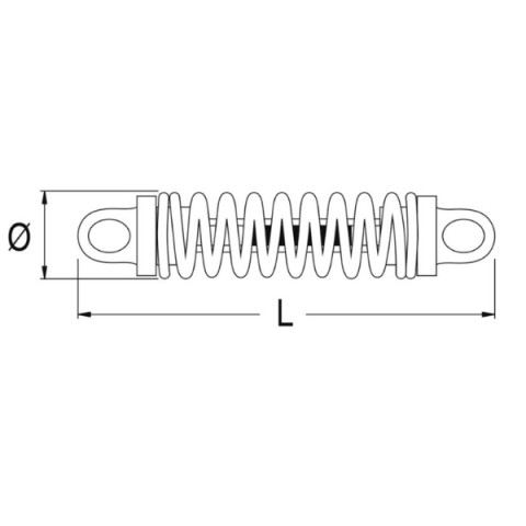 DOUGLAS MARINE SILENT MOORING SPRING FOR BOATS UP TO 16 METRES 01.198.16