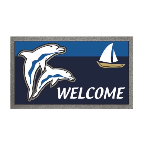 DOORMAT SIZE 48X68 DOLPHINS 23.909.03
