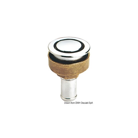 CHROME-PLATED BRASS FUEL VENT, 20 MM 20.286.01