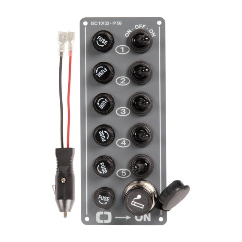PANEL 5 SWITCHES + CIGARETTE LIGHTER SOCKET
