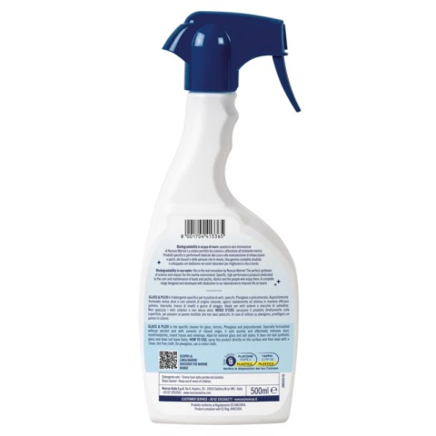 GLASS AND PLEXIGLASS CLEANER 0.5 LITRES
