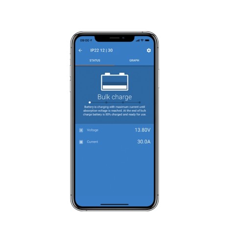 Victron Blue Smart IP22 24V 16A 3-output battery charger