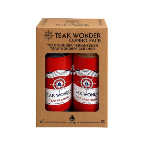Detergente + sbiancante TEAK WONDER TEAK CLEANER + BRIGHTENER 2X0,950lt.