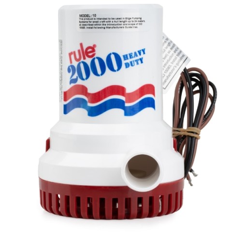 Pompa immersione RULE 2000 GPH 24V