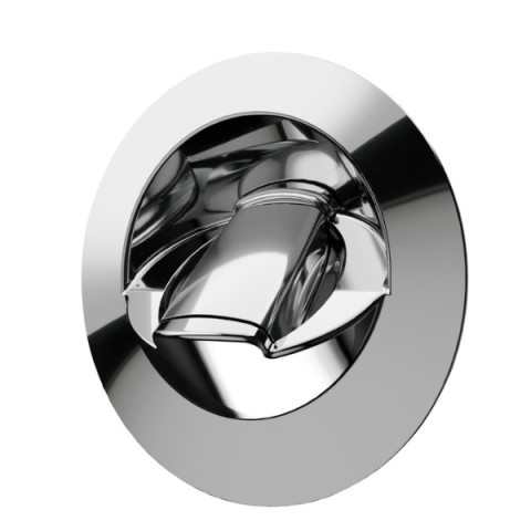 Saturn Cold-Water-Only Shower, Vertical Base, Stainless Steel (15.471.13)