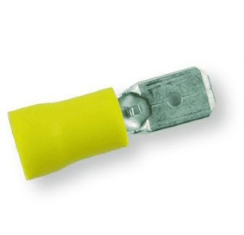 Faston terminale maschio mm.6,3 mmq.4/6 blister pz.6 (14.186.20)