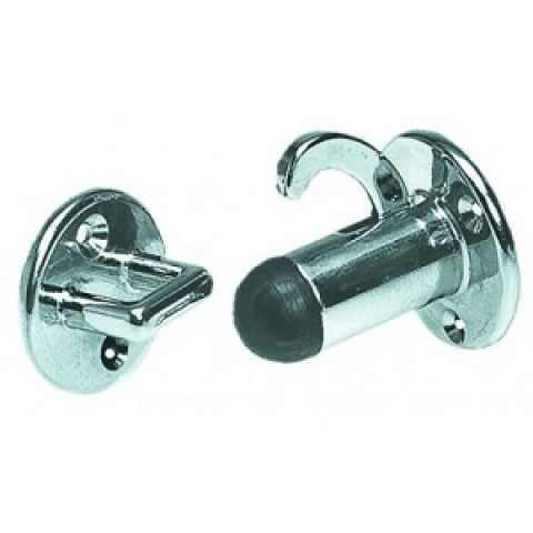 Fermaporta ottone cromato
