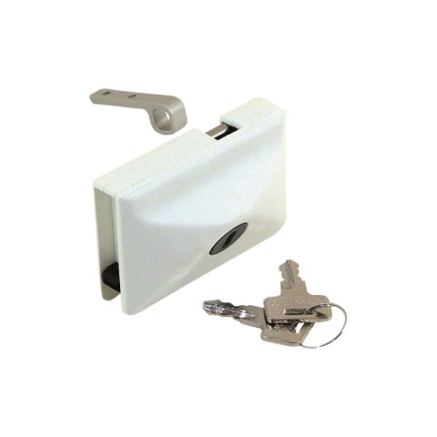 Serratura Mobella Bianca Hs per Porte a Scorrimento Orizzontale