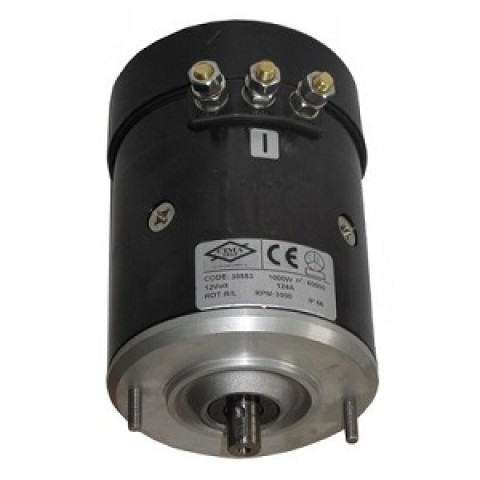 Verricelli motore elettrico 1000w 24v flangia mm.114 agg. mm.64 