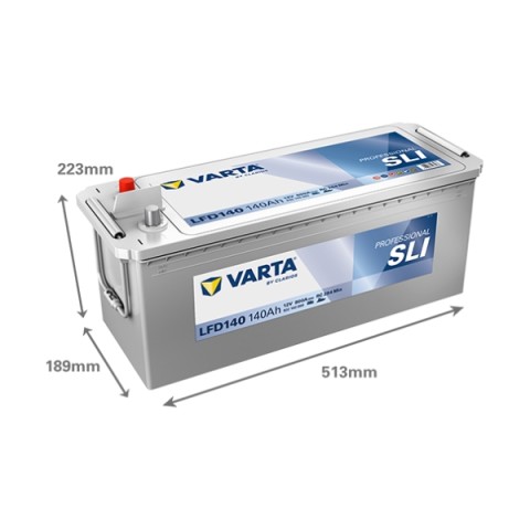 VARTA PROFESSIONAL SLI 140AH BATTERY