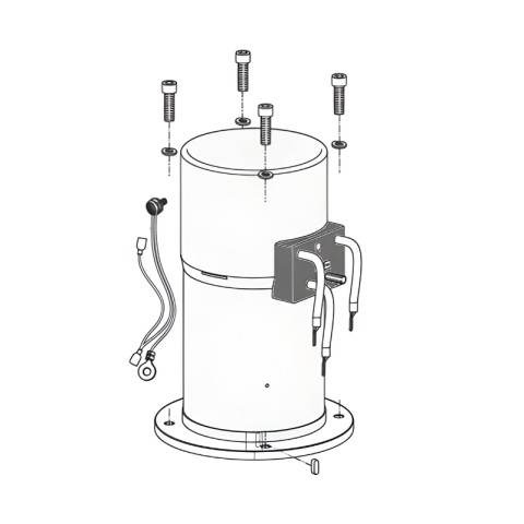QUICK BTQ140 2.2KW 12V MOTOR