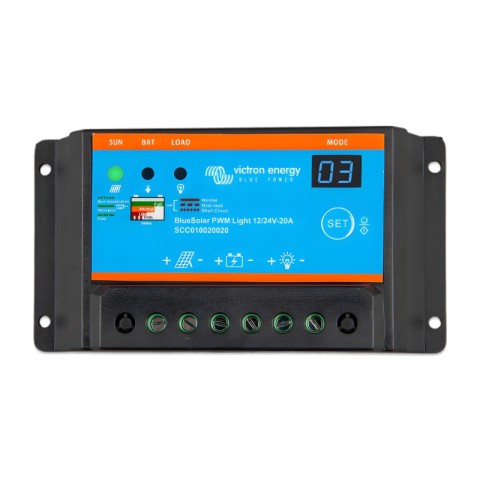 REGOLATORE DI CARICA VITRON BLUESOLAR PWM-LIGHT 12/24V 30A