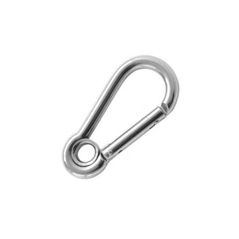 8 mm STAINLESS STEEL CARABINER WITH EYE (09.186.08)