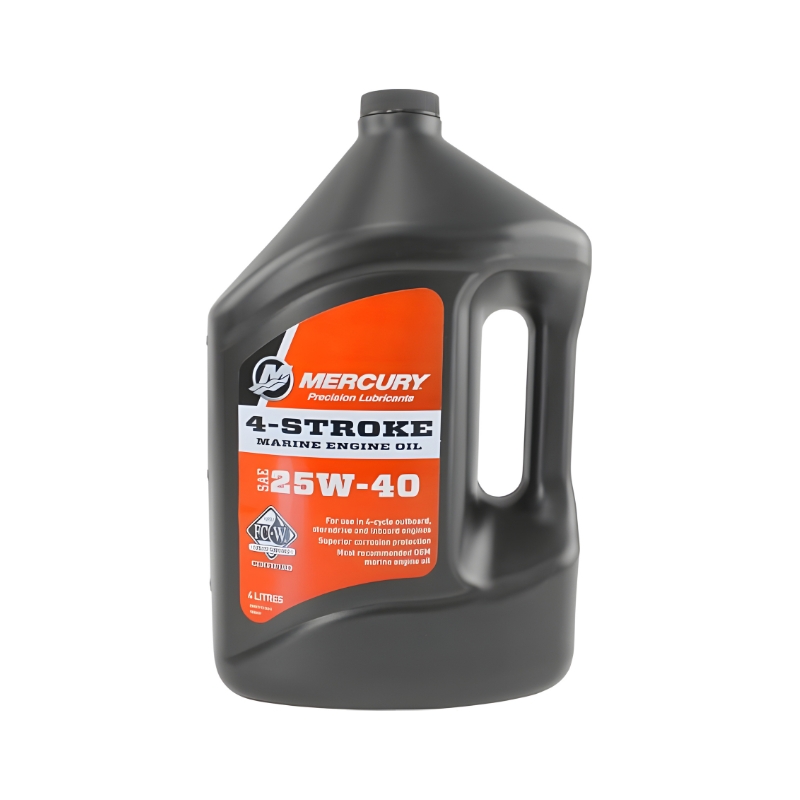 Olio QUICKSILVER 4 TEMPI entrofuoribordo 25W40 lt.4