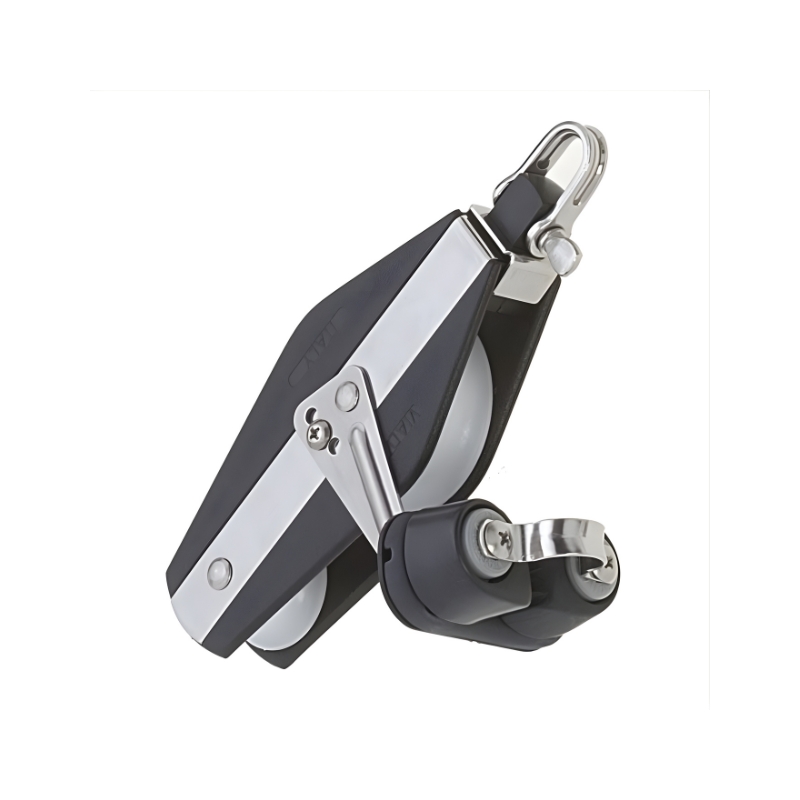 VIOLIN BLOCK WITH 12 MM SHEET PULLEY 57 MM PULLEY WITH EXTRACTOR