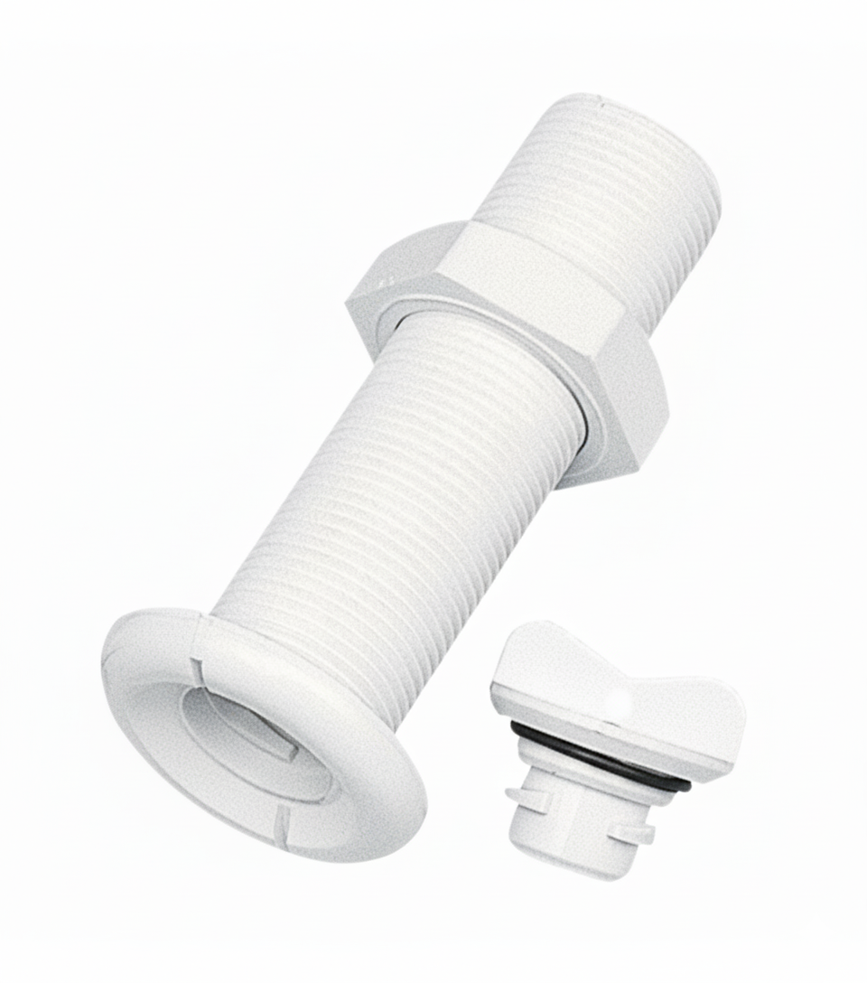 DRAIN BUSHING WITH CAP 43 MM