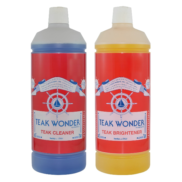 Detergente + sbiancante TEAK WONDER TEAK CLEANER + BRIGHTENER 2X0,950lt.