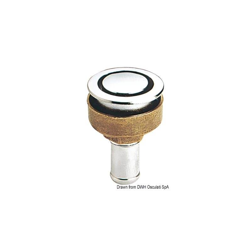 CHROME-PLATED BRASS FUEL VENT, 20 MM 20.286.01