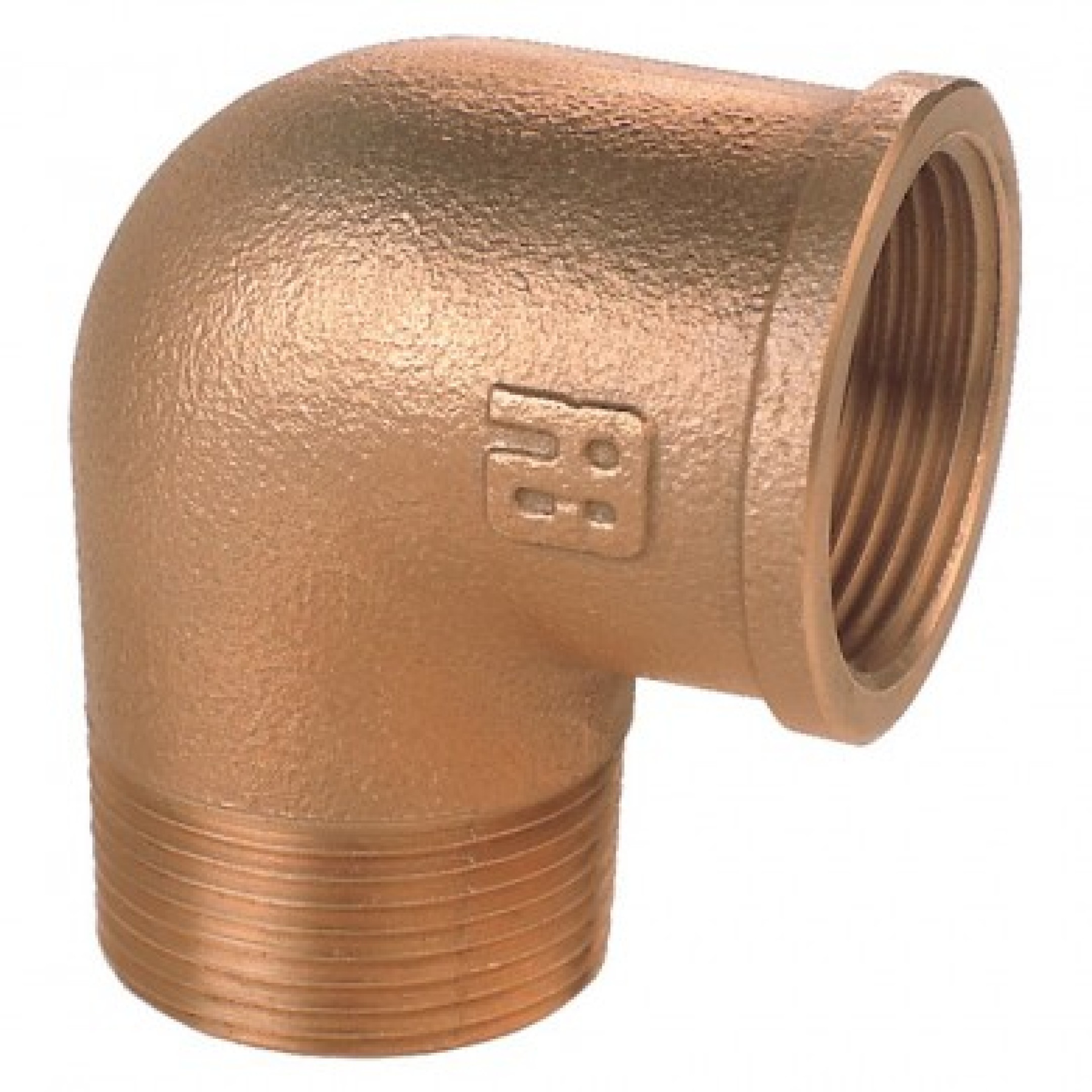 Gomito bronzo 90° M/F 4"