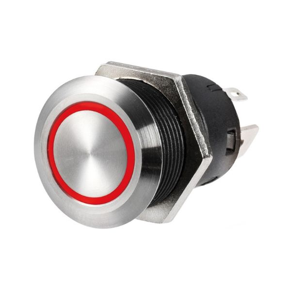 INTERRUTTORE LED ROSSO PULSANTE