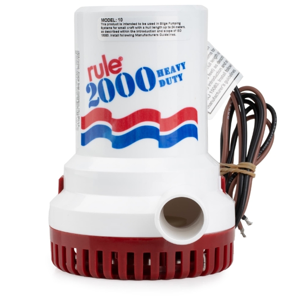 Pompa immersione RULE 2000 GPH 24V