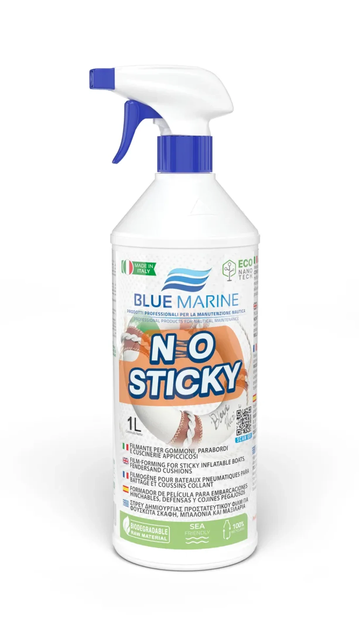 NO STICKY Film for inflatable boats and sticky fenders, LT.1