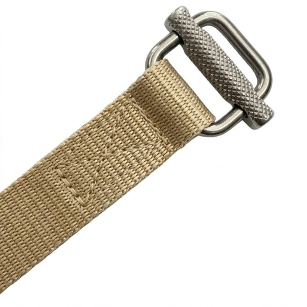 Cinghie Fibbia inox cinghia beige mm.25 mt.4 (06.709.25BE)