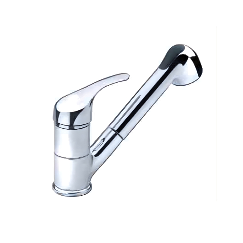 Rubinetto miscelatore monofono estraibile