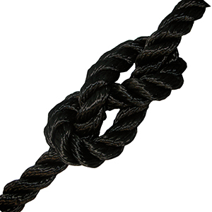 Cima ormeggio ritorta nera mm.18