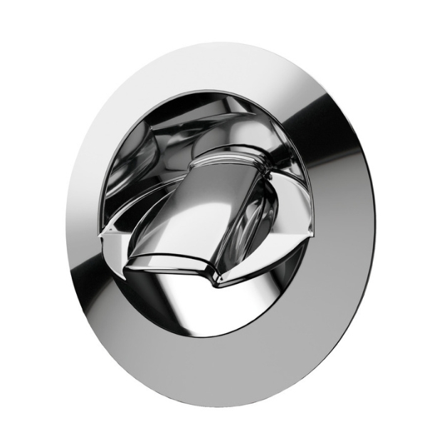 Saturn Cold-Water-Only Shower, Vertical Base, Stainless Steel (15.471.13)