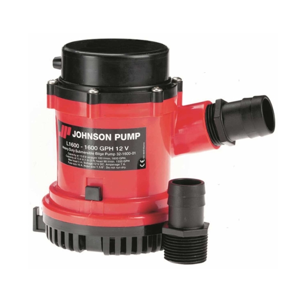 Johnson 1600GPH 12V submersible bilge pump