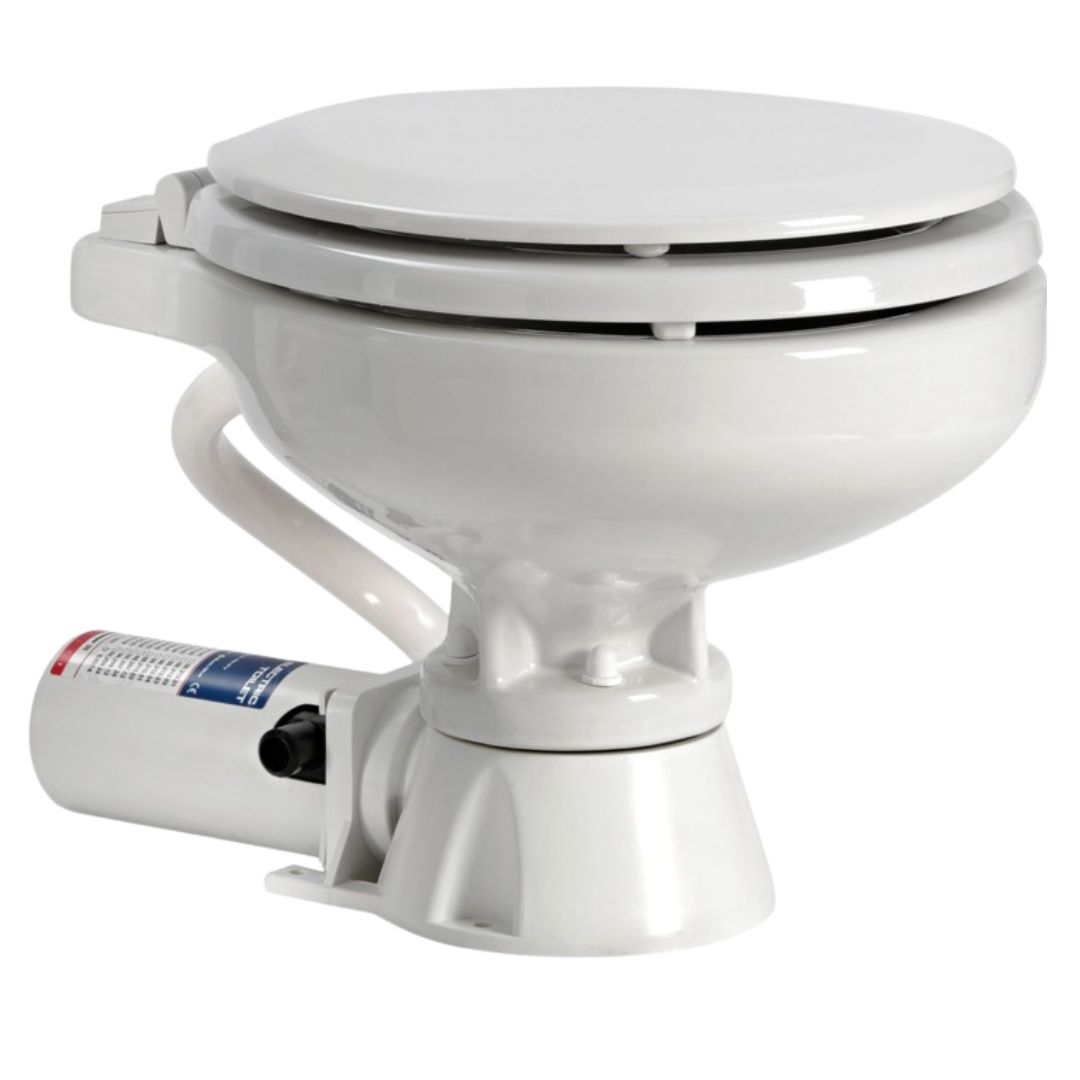 Wc elettrico 12V tavoletta legno (50.205.13)