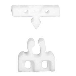 Fermaporta nylon bianco