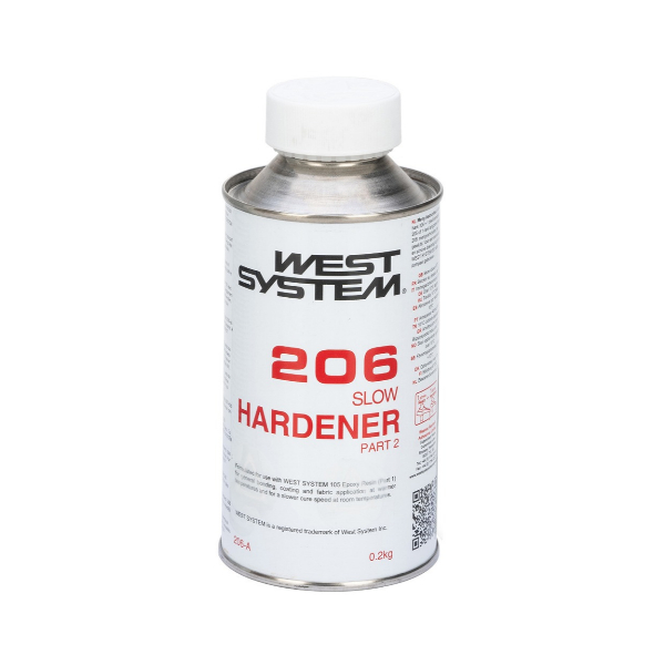 206 Slow hardener indurente lento kg.0,2