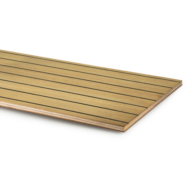 Iroko scanalato gommato Bellotti mm.8 150x100