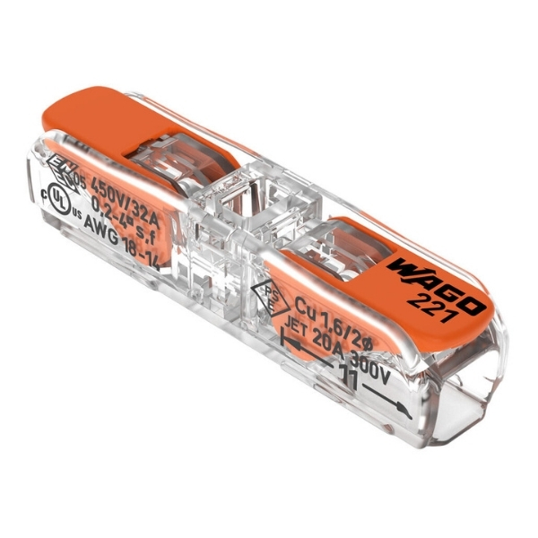 WAGO 0,14 mm² to 4 mm² in-line connection terminal (14.286.42)