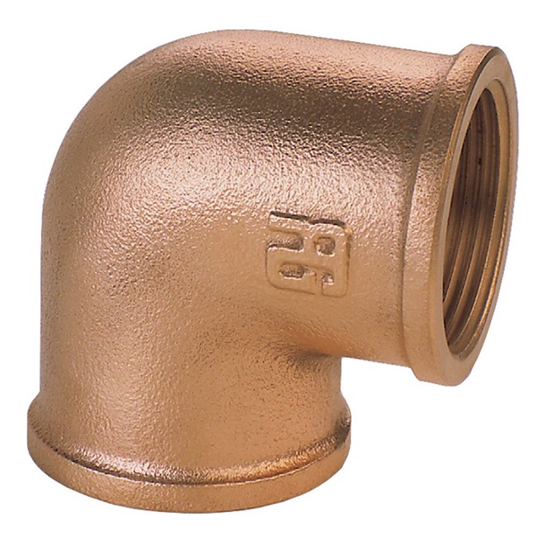 90° bronze elbow F/F 1/2