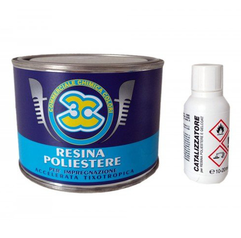 Polyester resin 0.77 litres with catalyst