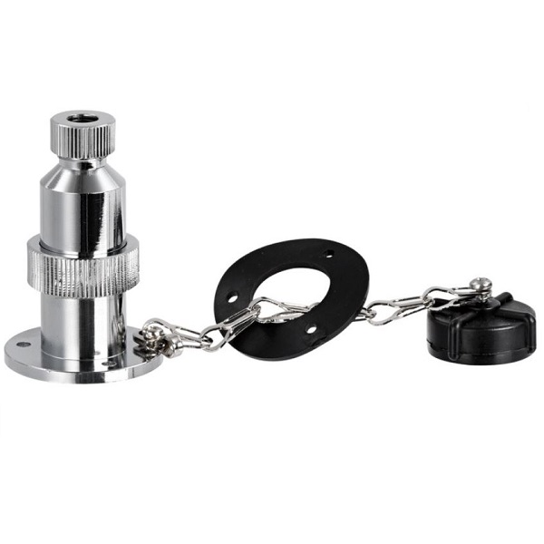 Spina presa ottone cromato 4 poli 20A (14.387.04)