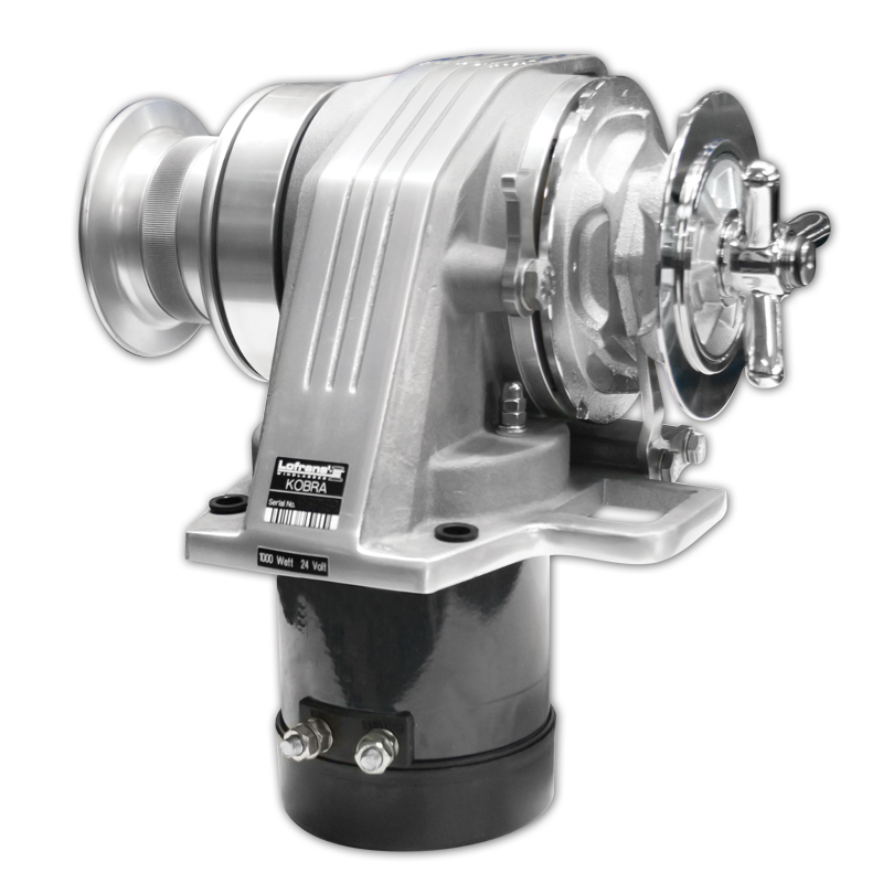 Verricello KOBRA 1000W 12V catena mm.8 con campana